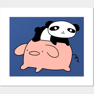 Panda and Piggy Posters and Art